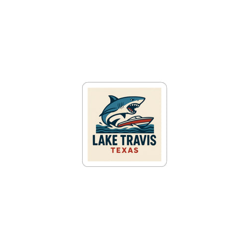 Lake Travis Shark Sticker